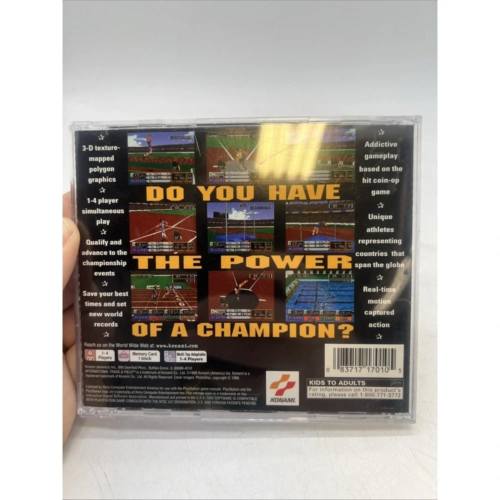International Track & Field (Sony PlayStation 1, 1996)